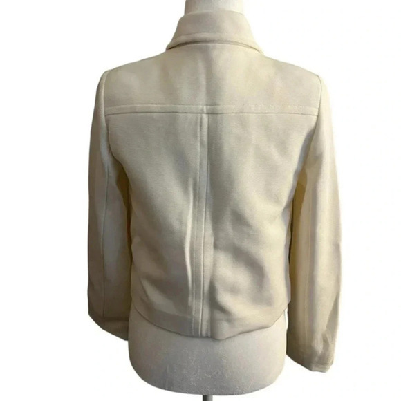 Chico’s Vintage Crop Jacket Silver Grommet Design - Picture 7 of 10